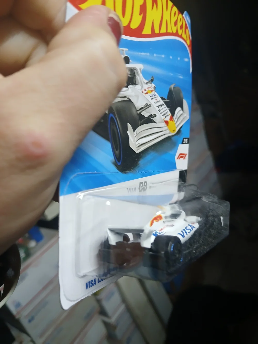 2026 Hot Wheels Formula 1 series die-cast model (number 68/250, 2/5) featuring t